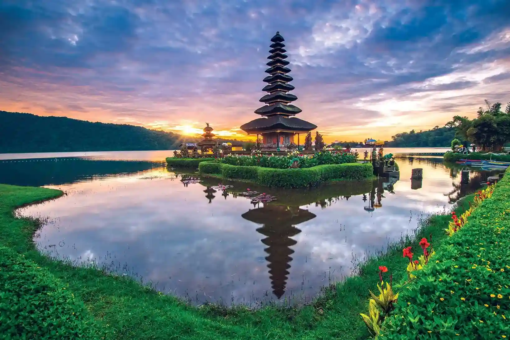 Pura Ulun Danu Beratan Temple in Bali.