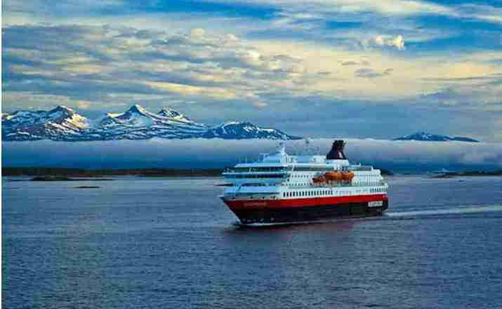 Fleet of Hurtigruten Ships