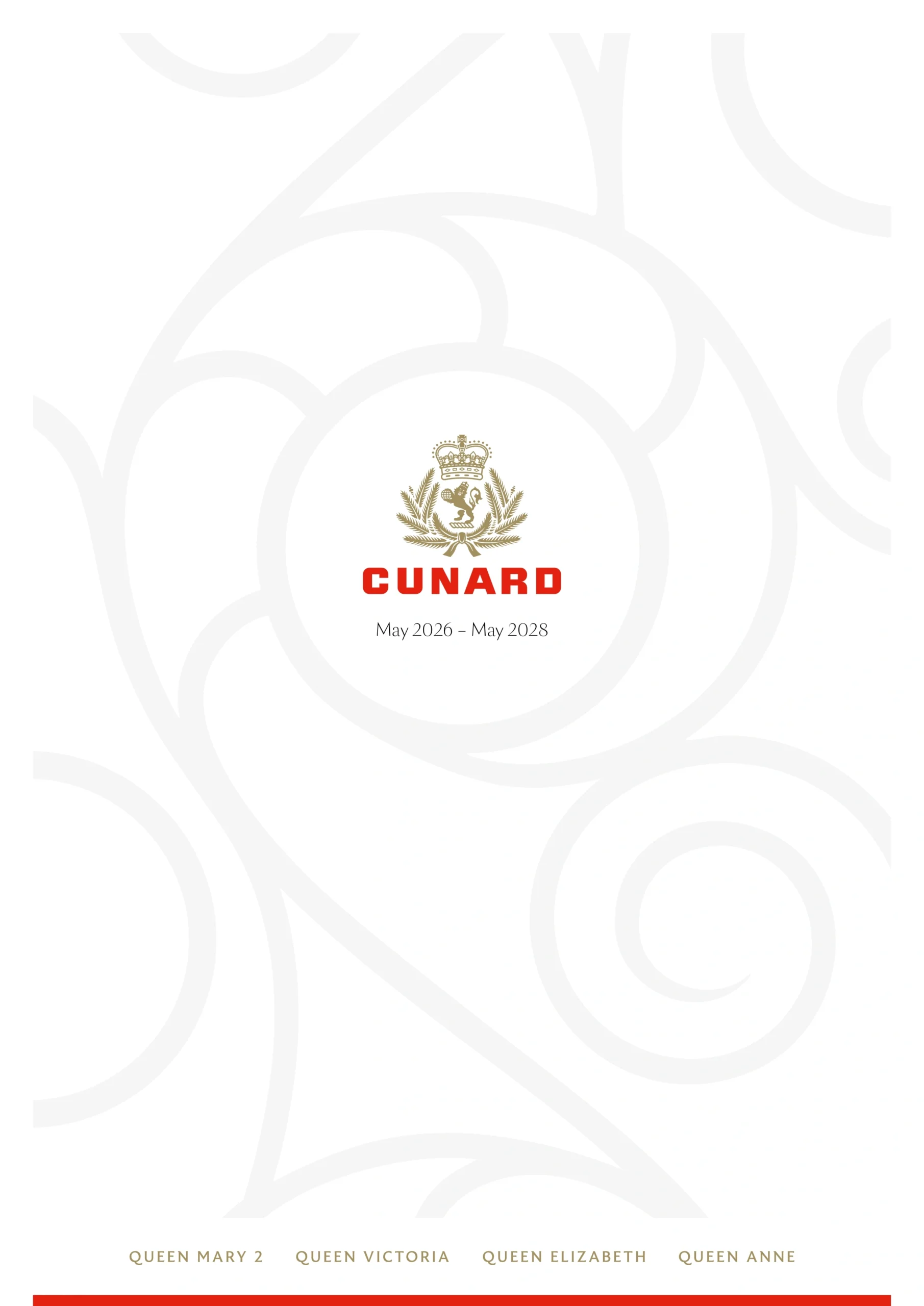 Cunard May 2026-2028 Brochure
