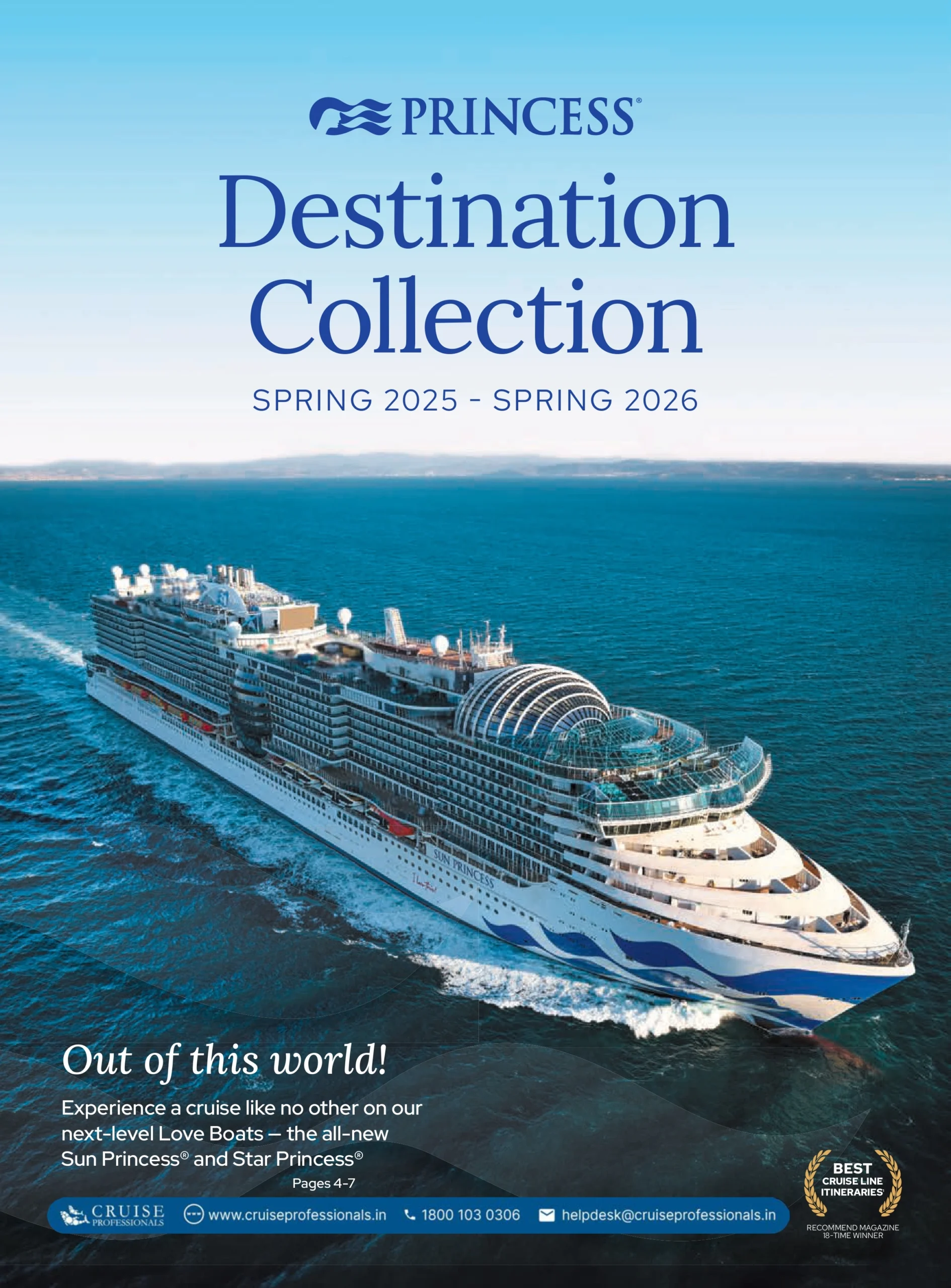 Destination Collection Spring 2025–2026 | Princess Cruises Brochure