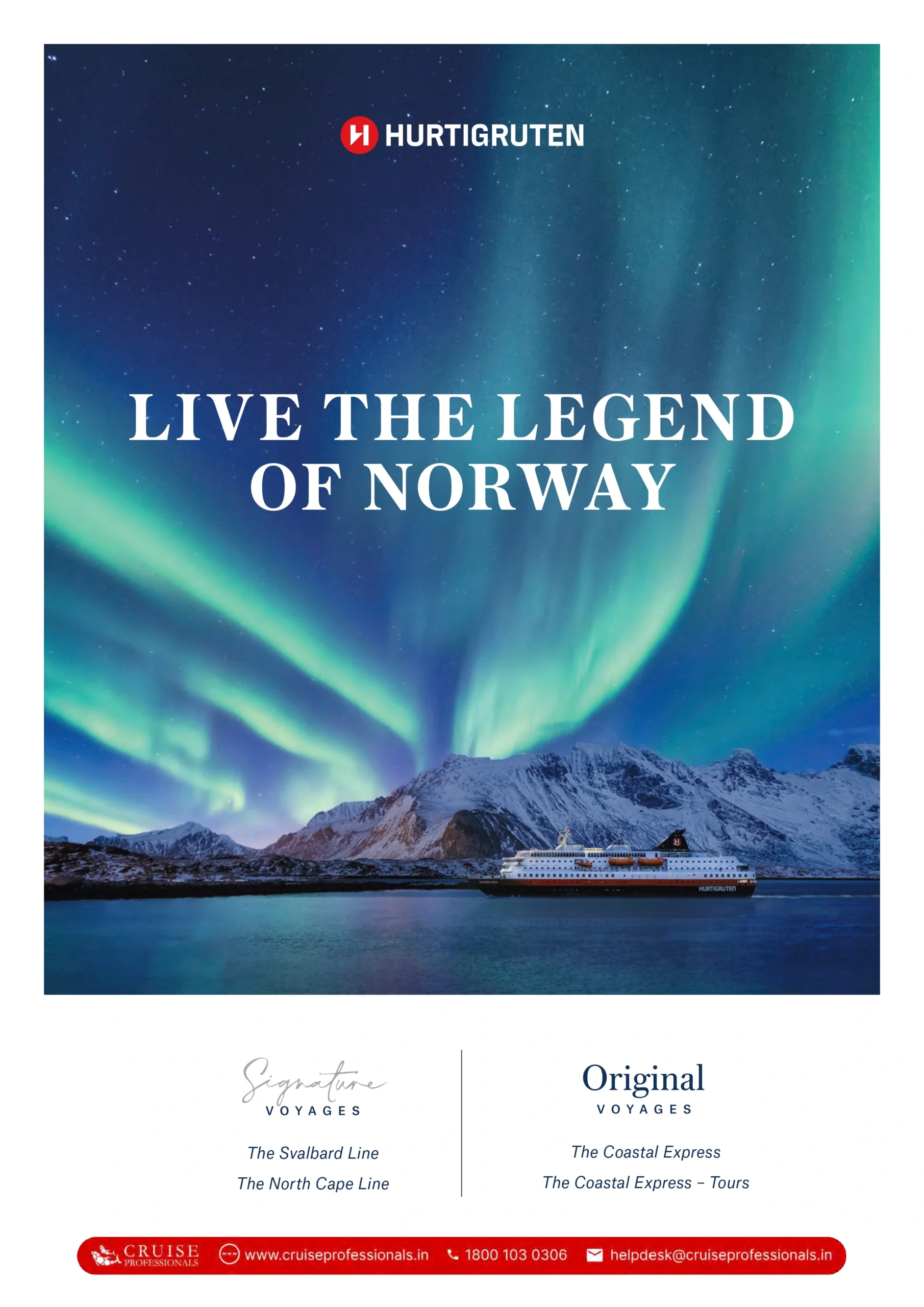 Live the Legend of Norway | Hurtigruten Brochure