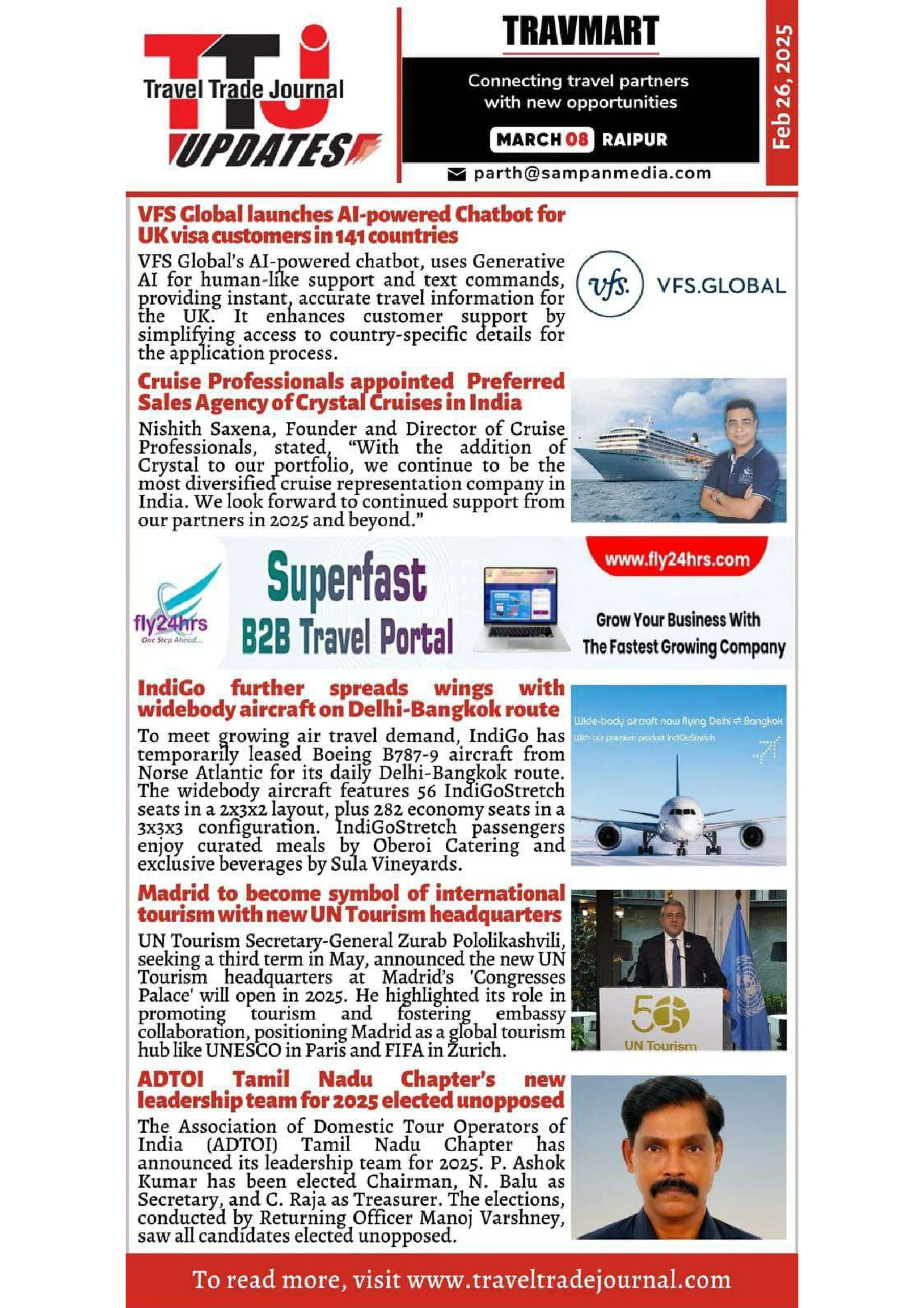 Travel Trade Journal & Travmart Updates February 2025