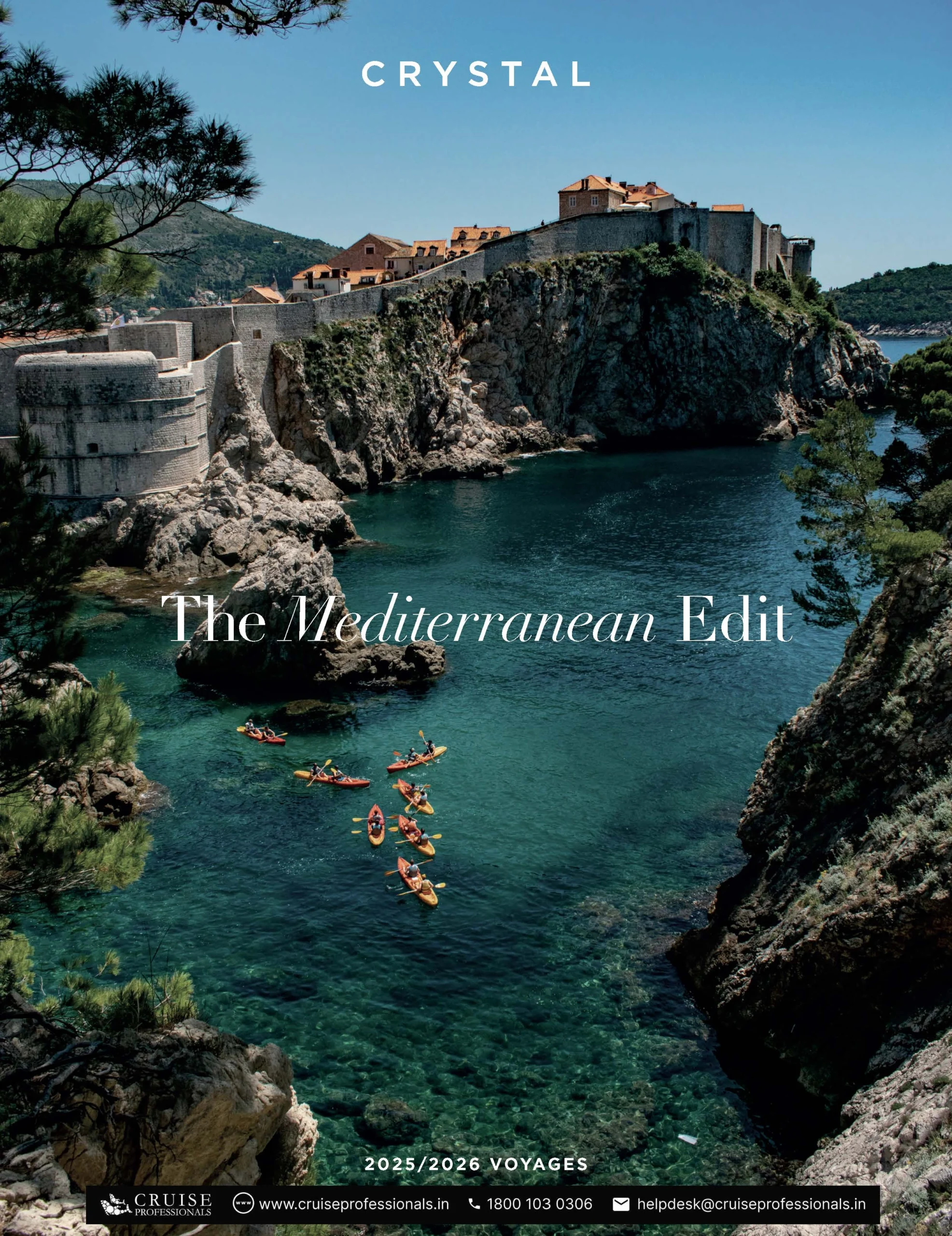 Mediterranean luxury cruise destinations Crystal Cruises.