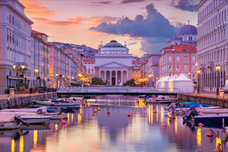 Mediterranean cruise destination featuring coastal villages, historic landmarks and azure waters