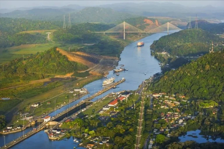 Panama Canal cruise destination featuring engineering marvel, locks and tropical waterways