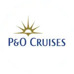 P&O Cruises logo on a white circle.